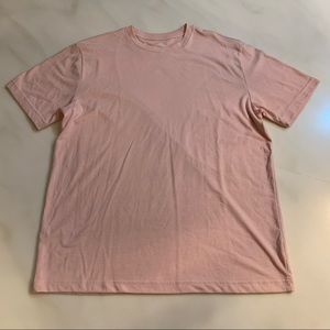 Men’s Pink George Short Sleeve Cotton T Shirt